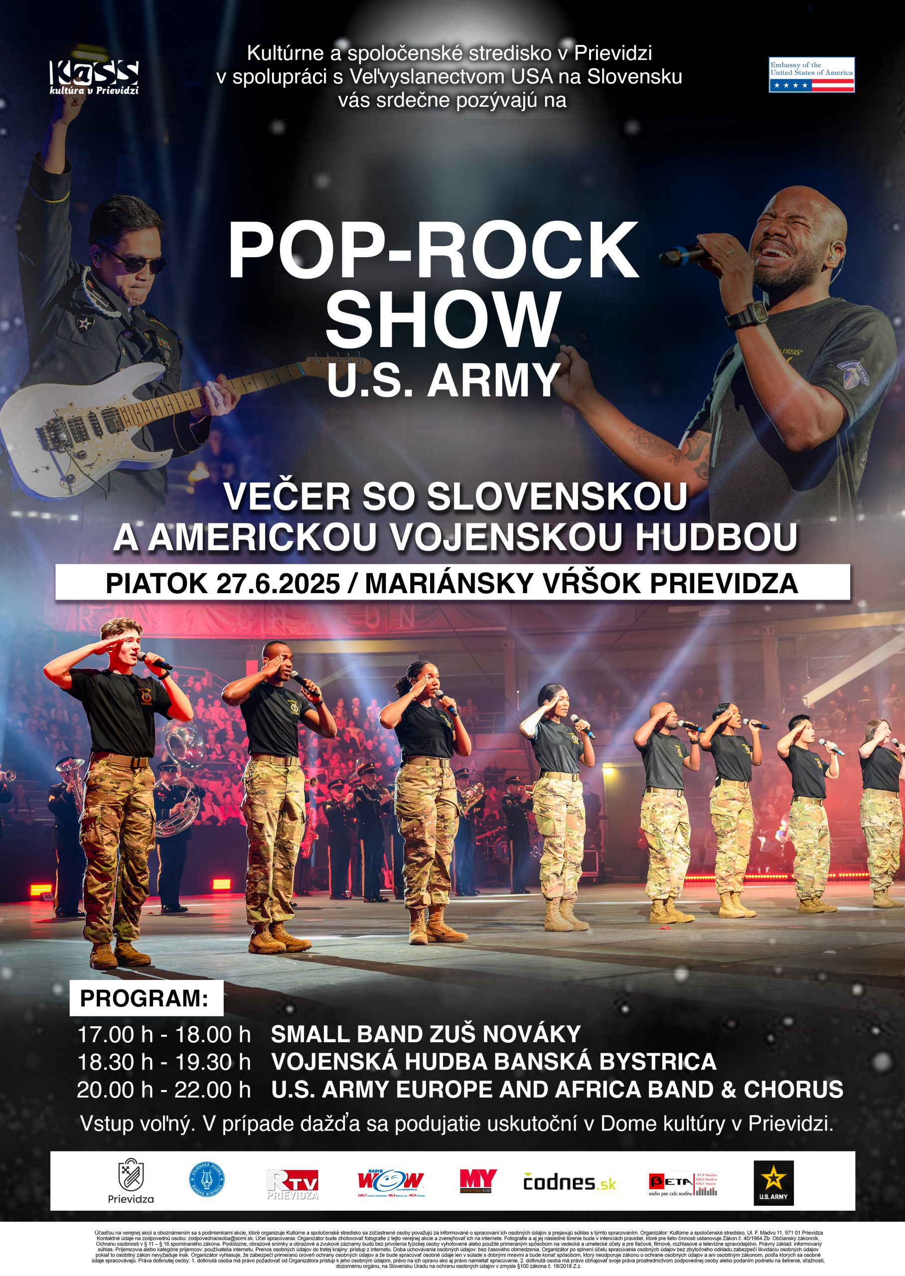 Pop Rocks Show Pop-Rock Show U.S. Army - Prievidza